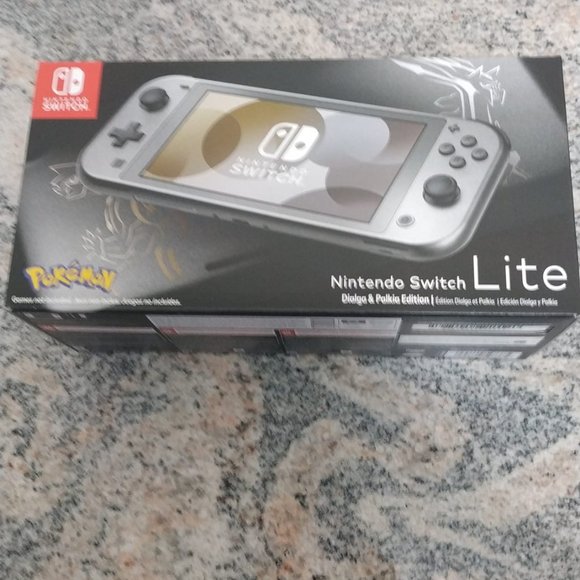Nintendo Switch Lite Dialga & Palkia Edition - Picture 1 of 5